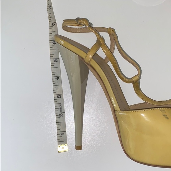 Giuseppe Zanotti peep toe 2 color Platform Strappy Heel Pumps Patent Leather - Picture 10 of 12